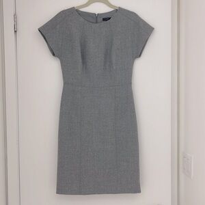 J.Crew double serge wool office dress. Beautiful thick wool